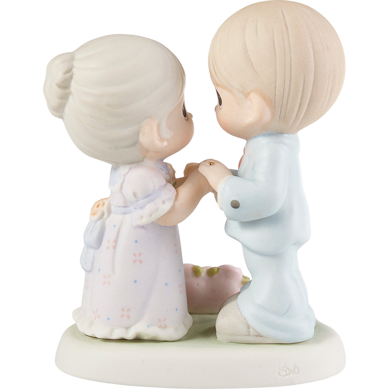 Precious Moments 50th Anniversary we share a love forever young Porcelain Figurine