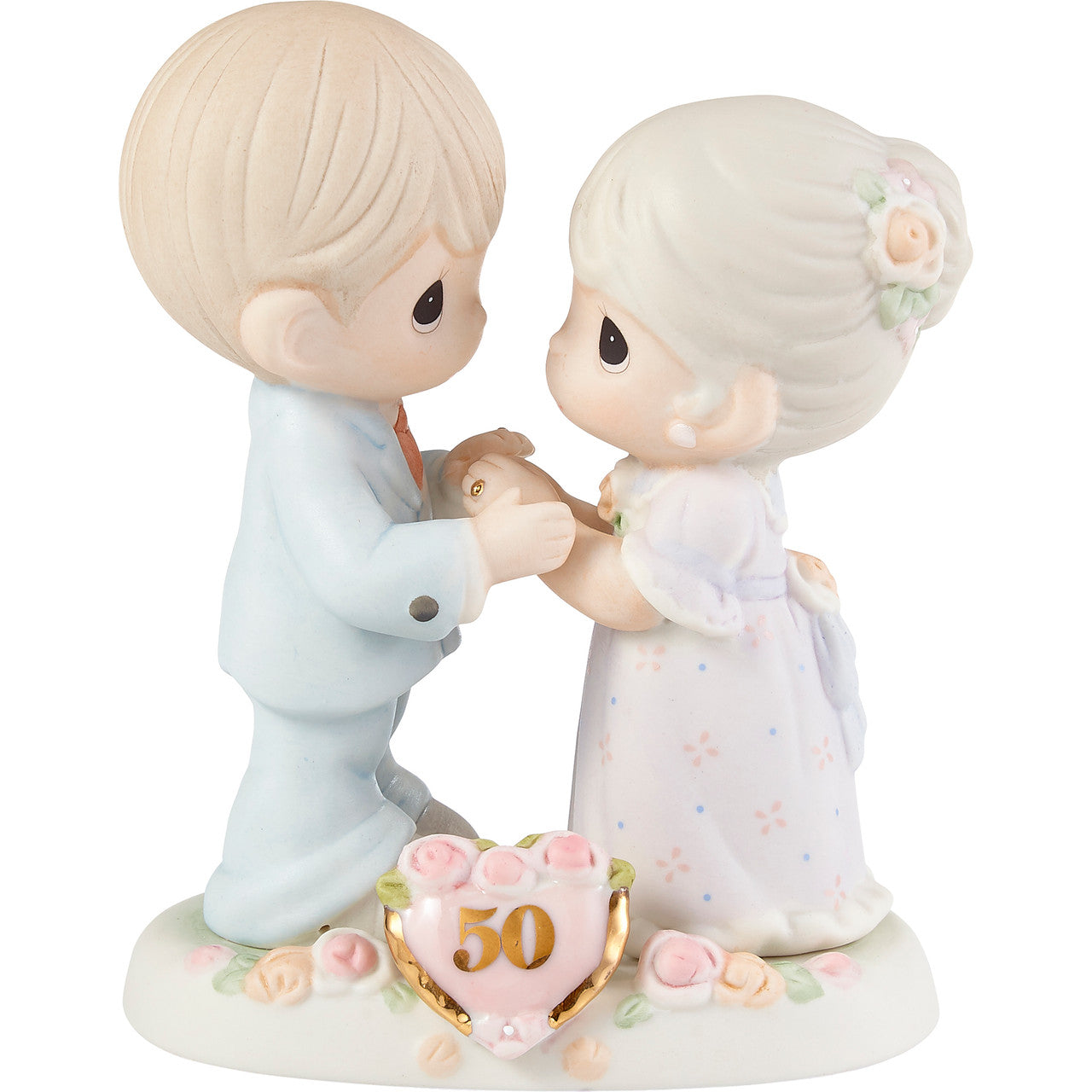 Precious Moments 50th Anniversary we share a love forever young Porcelain Figurine