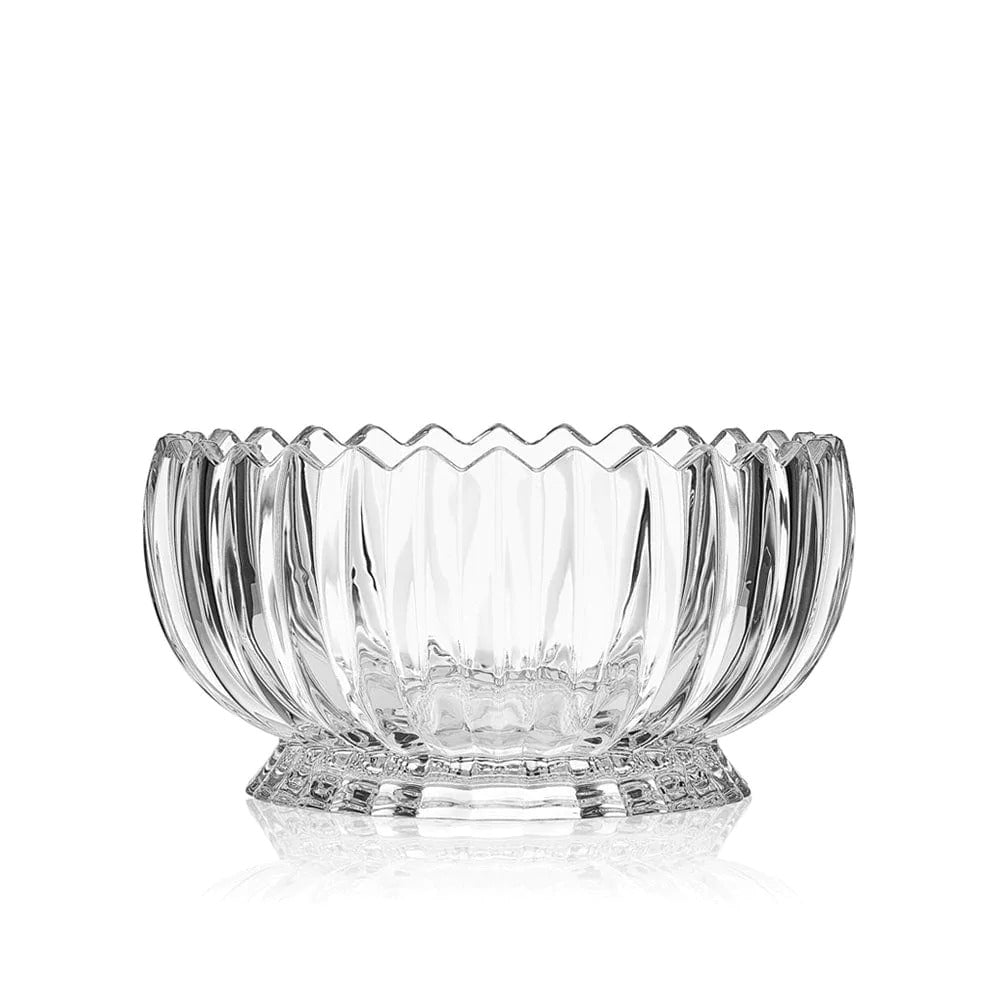 Mikasa Estate Crystal Bowl, 9"top diameter X 6.5"bottom diameter X 4.75"tall - Royal Gift