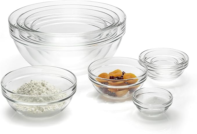 Luminarc Stackable Glass Bowl 10-Piece Set