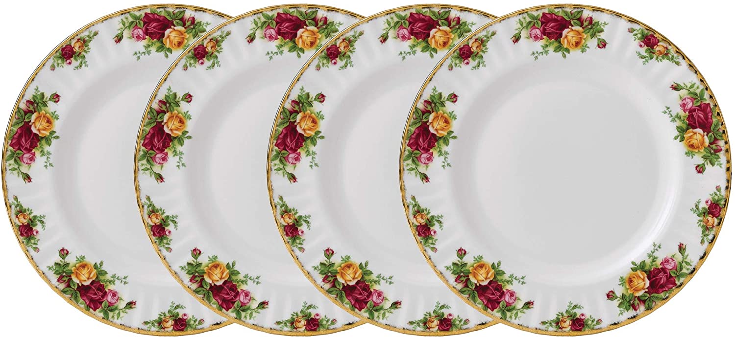 Royal Albert Old Country Roses Dinner Plates Set of 4 Bone China 40034981