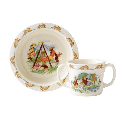 Royal Doulton Bunnykins 2 piece Baby Set Assorted Motifs